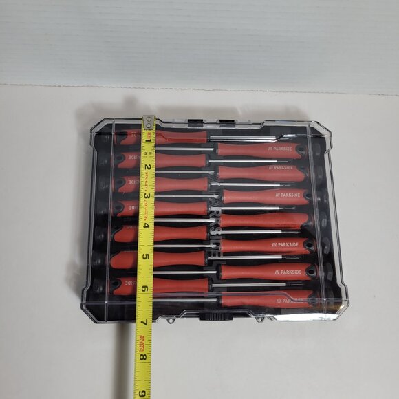 Parkside Precision Screwdriver Slotted & Cross-Head Set Non Slip Handle - Picture 7 of 8